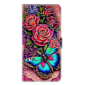 Pikkukuva 5 / 5: Samsung Galaxy S25 Ultra -kotelo PU-nahkainen lompakkopuhelinkotelo jalustalla Multicolor Style B