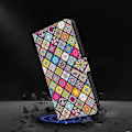 Pikkukuva 4 / 5: Xiaomi 15 Pro -kotelo korttipaikalla, kuvio painettu TPU+PU-nahkainen läppäpuhelimen suojus Multicolor Colorful Leather
