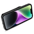 Pikkukuva 3 / 5: Korttipaikallinen puhelinjalustakotelo iPhone 15:lle, vetoketjutasku PU-nahkapäällysteinen TPU-suojus Multicolor Style C