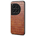 Pikkukuva 1 / 4: Naarmuuntumaton suojakotelo OnePlus Ace 3 5G/12R 5G -puhelimelle, krokotiilinnahkajäljitelmä, nahka+TPU+PC-puhelinkuori Multicolor Style B