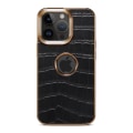 Miniatyrbild 2 av 5: Crocodile Texture Case För Iphone 12 Pro Max Pc+tpu Galvaniserad cover Black