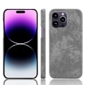 Miniatyrbild 4 av 5: För iPhone 15 Pro Mobilskal PU Läderbelagd TPU Litchi Textur Skydd Multicolor Style C