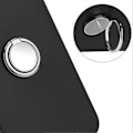 Miniatyrbild 5 av 5: Skyddsskal för iPhone 15 Smartphone med Spegelliknande Ringstativ, Matt TPU-fodral Multicolor Style A