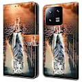 Miniatyrbillede 1 af 5: Wallet Case til Xiaomi 13 Pro 5G Etui Mønsterprint Læder Flip Telefon Cover Multicolor Style K