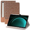 Miniatyrbillede 1 af 5: Til Samsung Galaxy Tab S9 FE Wallet Case Krydset Tekstur PU Læder Tablet Cover Multicolor Style A