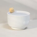 Miniatyrbild 4 av 5: 217 Väckarklocka Multifunktionell högprecision Touch Sensing Söt Tekopp Cat Digital Väckarklocka Des White