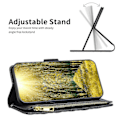 Miniatyrbillede 3 af 5: til Xiaomi Poco F5 5G/Redmi Note 12 Turbo Lynlåslomme Stativ Cover PU Læder Wallet Telefon Cover Multicolor Style F