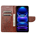 Pikkukuva 2 / 5: Xiaomi Redmi Note 12 Pro+ 5G -puhelimen suojakotelo, PU-nahkaa, kukka- ja perhoskuviointi, lompakkokotelo Multicolor Style G