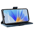 Pikkukuva 3 / 5: YIKATU YK-005 Oppo A17 4G PU-nahkainen, ihoa myötäilevä puhelinkotelo lompakolla, jalustalla ja iskunkestävällä suojalla Multicolor Style A