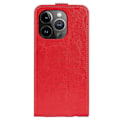 Pikkukuva 5 / 5: iPhone 15 Pro pystysuuntainen läppäkotelo TPU+PU-nahkainen puhelinkuori matkapuhelimen suojus korttipaikoilla Multicolor Style D