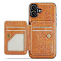 Pikkukuva 3 / 5: FIERRE SHANN 028 Tyyli iPhone 16 -kotelolle Magneettinen irrotettava korttipaikka Nahkainen takakansi Multicolor Style C