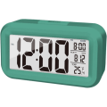 Miniatyrbild 1 av 5: Uppgraderad digital väckarklocka, 4,3-tums LED-skärm med temperatur Större Lound Light Control Portable Green