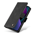 Miniatyrbillede 5 af 5: YIKATU YK-005 Pung Etui til iPhone 14 Stativ PU Læder Hud-berørings Magnetisk Beskyttende Telefon Cover Multicolor Style E