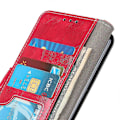 Pikkukuva 5 / 5: Samsung Galaxy A15 4G -puhelinlompakkokotelo, jalustalla, iskunkestävä, retrokuvioitu PU-nahkainen suojakotelo Multicolor Style B