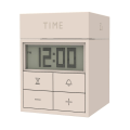 Miniatyrbillede 1 af 5: Professionelt Elektronisk Cube Vækkeur til Hjemmekontoret med LCD Digitalt Display og Timer Pink