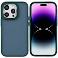 Miniatyrbild 1 av 5: FULEXIN För iPhone 15 Pro PC+TPU Mobilskal Metall Linsskyddsram Anti-Repskydd Multicolor Style C