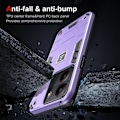 Miniatyrbillede 4 af 5: Til ZTE Blade A54 Case PC+TPU Drop-proof Beskyttende Telefon Cover Multicolor Style C