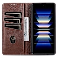 Pikkukuva 2 / 5: AZNS Xiaomi Redmi K70 Ultra -kotelo, lehmännahkajäljitelmä PU-nahkainen lompakkokotelo - Vihreä Multicolor Coffee