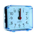 Miniatyrbillede 1 af 5: Rejse Studerende Mini Vækkeur Natlys Seng Sidebord Batteri Høj Quartz blue