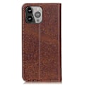 Miniatyrbillede 3 af 5: Splitlæder Auto-absorberende Tegnebog Stand Telefon Cover til iPhone 13 Pro Max 6.7 tommer
