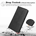 Miniatyrbillede 4 af 5: Til Infinix Hot 30 Play Retro PU Læder Telefon Etui Folio Stand Wallet Beskyttende Skal Multicolor Style A
