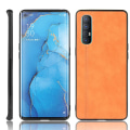 Miniatyrbild 1 av 5: Pu Läder Coated PC + Tpu Hybrid Phone case För Oppo Find X2 Neo Brown