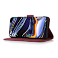 Miniatyrbillede 4 af 5: KHAZNEH Wallet Stand Design Læder Cover Case til Samsung Galaxy S21 FE/S21 Fan Edition Multicolor Style B