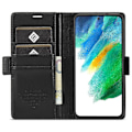 Miniatyrbillede 5 af 5: LC.IMEEKE Stand Wallet Funktion PU Læder Folio Flip Telefon Cover til Samsung Galaxy S22+ 5G