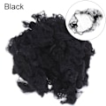 Miniatyrbillede 1 af 10: 50 stk Usynlige Hårnet Fint Masket Peruk Net Ballet Snood SORT black