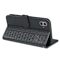 Miniatyrbild 4 av 5: För Nothing CMF Phone 1 Plånboksfodral Mönsterpräglat Läder Flipfodral - Grön Multicolor Black
