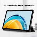 Miniatyrbild 5 av 5: För Huawei MatePad SE 10.4-tums PU Läder Tablet Fodral Tri-fold Ställ Tablet Skydd