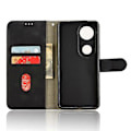 Pikkukuva 4 / 5: vivo V50 5G Nahkakotelo Ihoa Miellyttävä Pudotussuoja Lompakko Flip-puhelinkotelo Multicolor Black