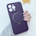 Pikkukuva 3 / 5: iPhone 13 Pro Max -kotelo magneettisella jalustalla, joustava nestemäinen silikonipuhelinkuori Multicolor Red