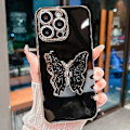 Pikkukuva 1 / 5: iPhone 15 Pro -kotelo perhosjalustalla, TPU-galvanointi puhelinkuori Multicolor Style B