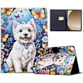 Pikkukuva 1 / 5: Samsung Galaxy Tab A9+ -koteloteline, kuvioitu tablettinahkakotelo automaattisella herätys-/lepotustoiminnolla Multicolor Dog
