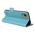 Miniatyrbillede 4 af 5: Anti-ridse telefoncover til Nokia C110 Litchi Tekstur PU Læder Wallet Stand Cover Multicolor Style F