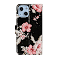 Miniatyrbild 3 av 5: Mönstertryckt PU Läder Mobiltelefon Skyddsfodral för iPhone 13 6.1 tum Multicolor Style B