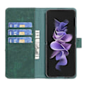 Miniatyrbillede 3 af 5: BINFEN COLOR BF05 Etui til Samsung Galaxy Z Fold6 5G PU Læder Geometrisk Telefon Cover Multicolor Style F