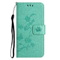 Miniatyrbillede 4 af 5: Til Samsung Galaxy A05 4G Etui Præget PU Læder Wallet Foldbart Stativ Telefon Cover Multicolor Style B