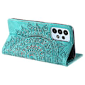 Miniatyrbild 4 av 5: För Samsung Galaxy A53 5G Fodral Magnetisk Automatisk Stängning Läder Ställ Skydd - Multicolor Mint Green