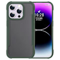 Pikkukuva 1 / 5: iPhone 16 Pro -kotelo PC+TPU Iskunkestävä Ihoa Miellyttävä Puhelimen Takakuori- Multicolor Green