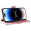 Pikkukuva 3 / 5: YIKATU YK-005 iPhone 14 Pro Folio Flip -suojakotelo PU-nahkaa, pehmeäpintainen jalustallinen lompakkokotelo Multicolor Style G