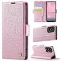 Pikkukuva 2 / 5: Samsung Galaxy A33 5G -kotelo AUTSPACE A11 RFID-suojattu retro nahkainen matkapuhelinlompakkokotelo Multicolor Pink