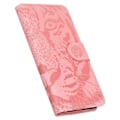Miniatyrbillede 5 af 5: Til Samsung Galaxy A06 Etui Tiger Præget Læder Wallet Telefon Cover Multicolor Style F