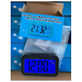 Miniatyrbild 4 av 4: Smart Clock Temperatur Lazy Snooze Väckarklocka Mute Bakgrundsbelysning Elektronisk klocka Creative Digital Clock Gift (vit)