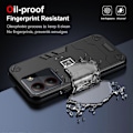 Miniatyrbillede 3 af 5: Til ZTE Blade A54 Case PC+TPU Drop-proof Beskyttende Telefon Cover Multicolor Style A