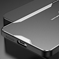 Miniatyrbild 4 av 5: Skal för iPhone 15 Plus Aluminiumlegering+TPU+PC Matt Finish Smartphone-skydd Multicolor Style D