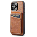 Pikkukuva 2 / 5: FIERRE SHANN 025 Tyyli iPhone 16 Pro -kotelolle Nahka+TPU Irrotettavat korttipaikat Puhelinkuori Multicolor Style F