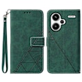 Miniatyrbild 1 av 5: YB Imprinting Series-1 Fodral för Xiaomi Redmi Note 13 Pro+ 5G Plånbok Läder Linjemönster Telefonskal Multicolor Style F