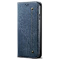 Miniatyrbillede 5 af 5: Læder Flip Telefon Cover med Jeansstof Tekstur, Wallet Stand Cover til Honor 90 Multicolor Style B